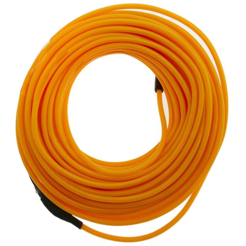 Cable electroluminiscente dorado de 2.3mm en bobina 10m conectada a 220VAC - NW02900 - 01