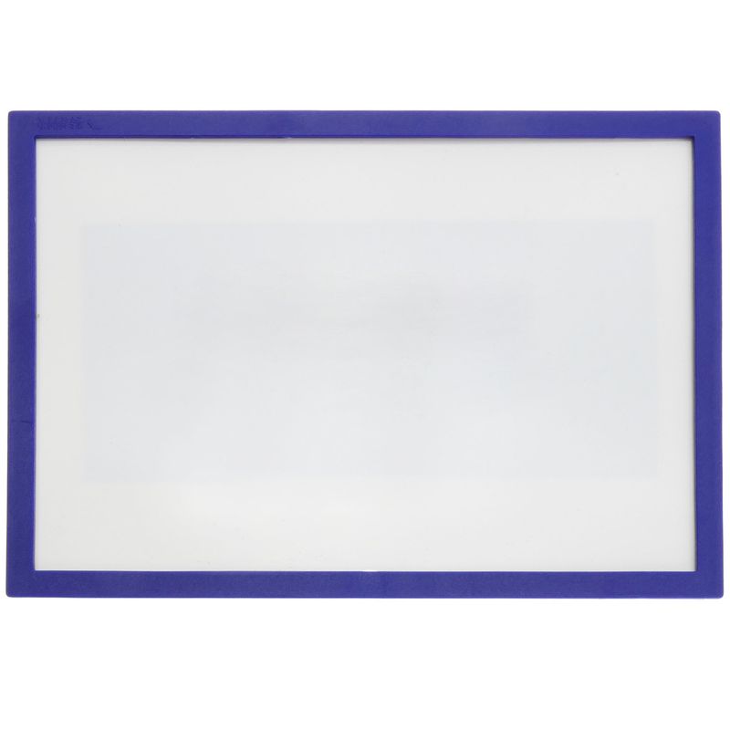 Etiqueta magnética con marco azul con imán letrero de 220x158 mm - SY00600 - 01