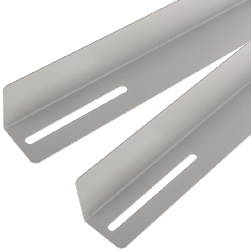 Guías laterales fijas de soporte para armario rack 19 blanco 450mm - WT02200 - 01