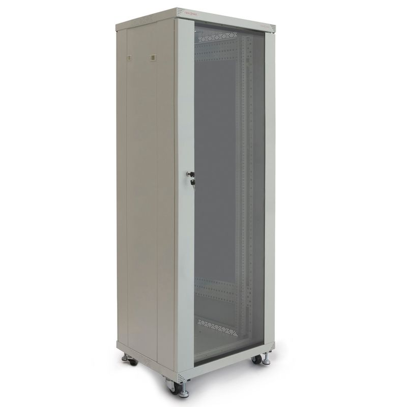 Armario rack 19" de pie 33U 600x600x1600mm blanco MobiRack GO montado - WB06100 - 01