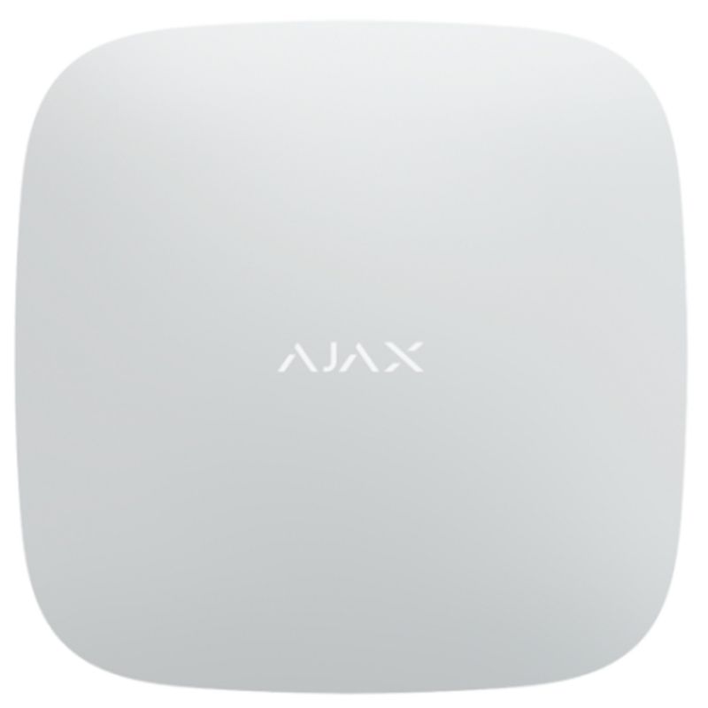 Ajax Hub - central de alarma grado 2 - Ethernet, 2G y transmisión de vídeo - blanco - AJ-HUB-W - 01
