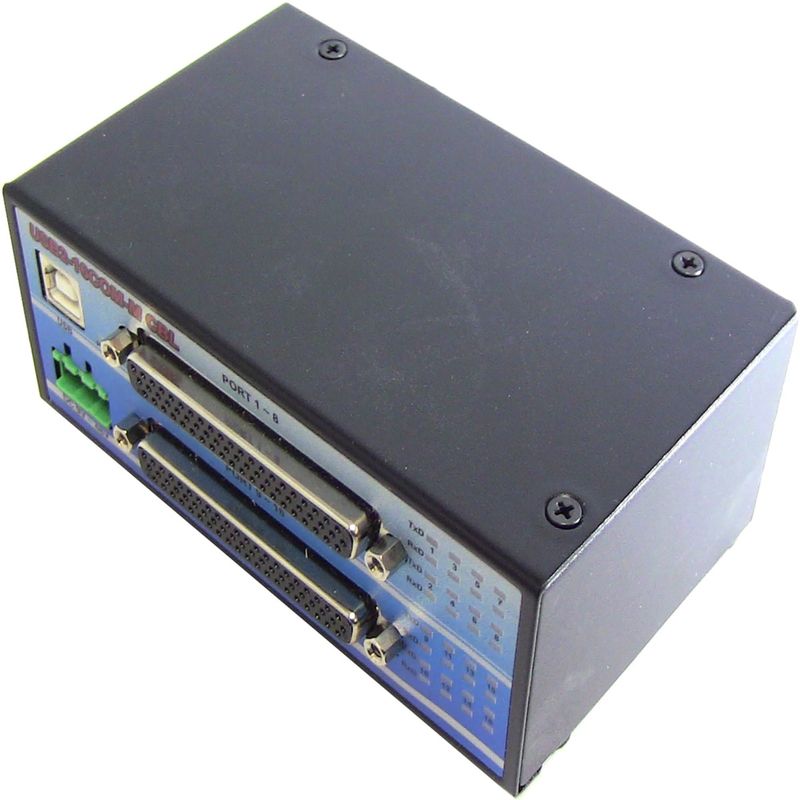 Adaptador USB a RS-232 VSCOM 16-Port (AM/16xDB9M 2x8 puertos) - UB08900 - 01