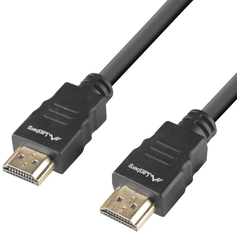 Cable HDMI v1.4 macho a macho de 3 m color negro de Lanberg CA-HDMI-15CC-0030-BK - HI14200 - 01