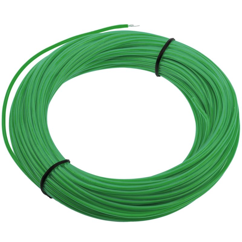 Cable electroluminiscente verde fuerte de 2.3mm en bobina 25m - NW06700 - 01