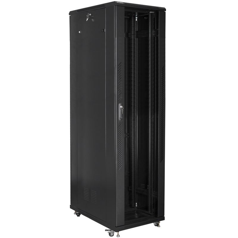 Armario Rack 19" de pie 47U F1000 800x1000x2270mm negro Lanberg - WL56500 - 01
