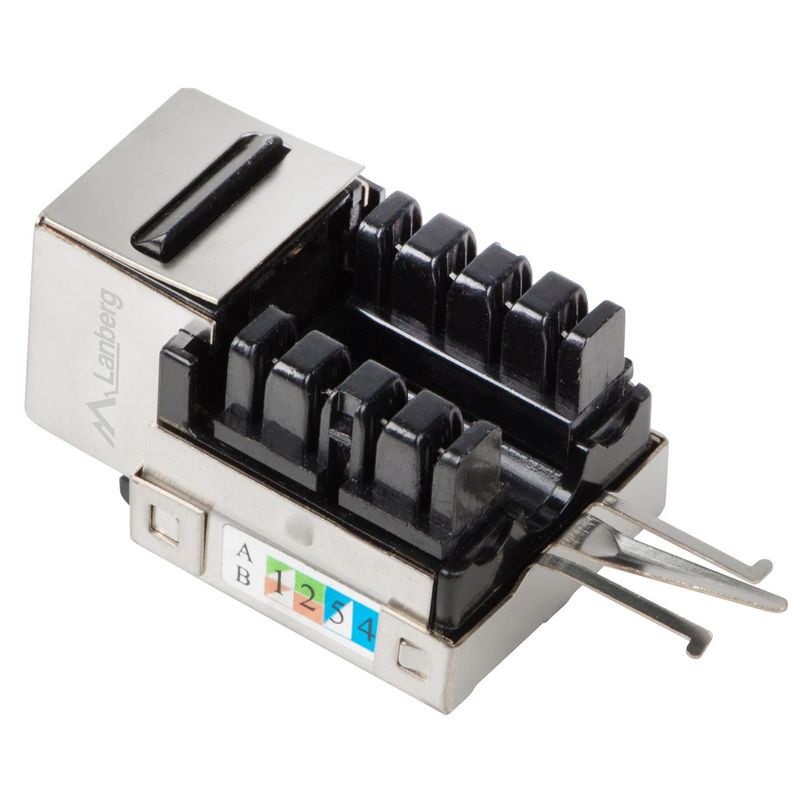 Módulo Keystone RJ45 LSA Cat 5E FTP de 90° de Lanberg KSF5-1090 - RD25800 - 01