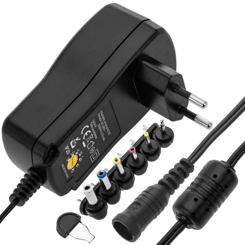 Alimentador universal 100-240 VAC a DC multi-voltaje 12 W - VF07700 - 01