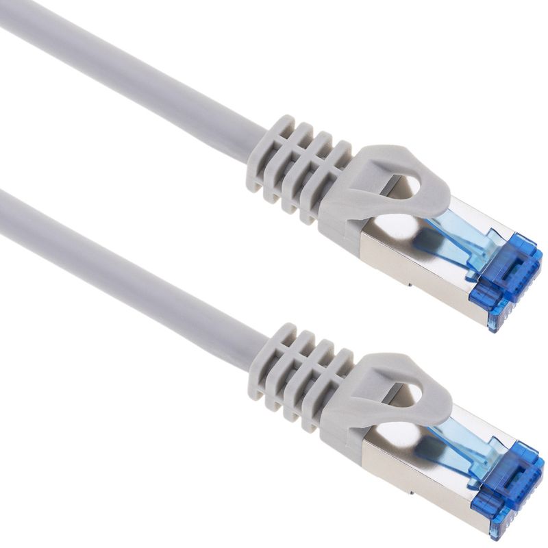 Cable de red ethernet Cat. 6a SFTP de 0,5 m de color gris - RU06200 - 01