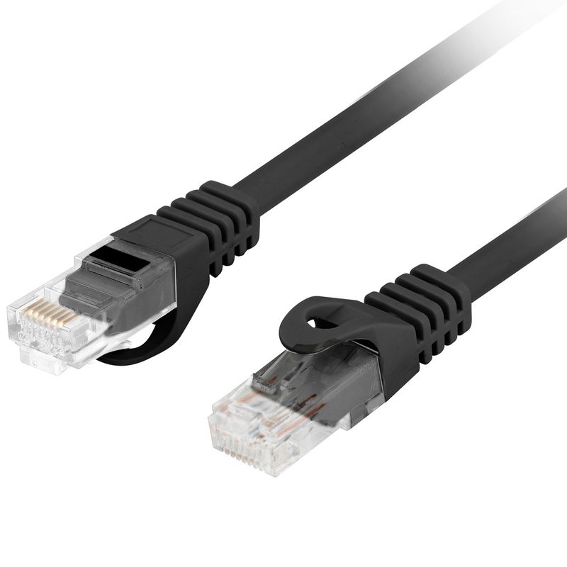 Cable de red ethernet Cat. 6 UTP de 1 m de color negro PCU6-10CU-0100-BK - RJ14200 - 01