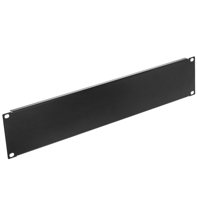 Panel ciego de 2U para armario rack 19" Tapa negra - RM02200 - 01