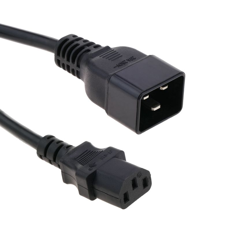Cable de alimentación IEC-60320 C13 a C20 de 3x1.5mm 3m - CL09400 - 01