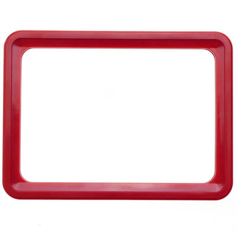 Marco para letreros y carteles A6 150x110mm rojo para rotulación - SU00100 - 01