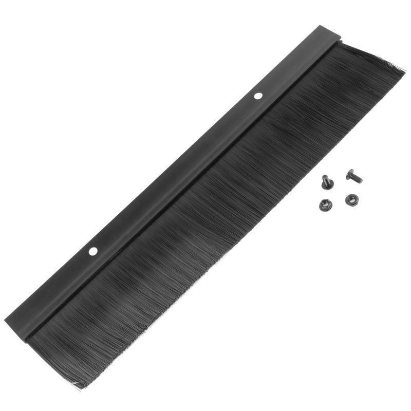 Panel pasacables para armario rack 19" con cepillo para techo Lanberg AK-1102-B - RM13200 - 01