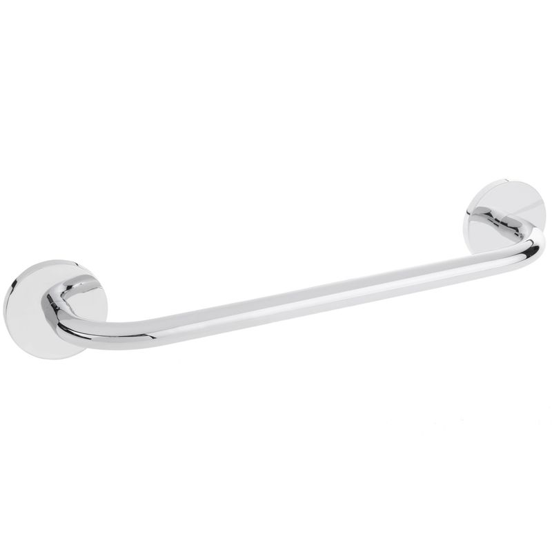 Toallero barra para pared cromado 350x60x74mm modelo Renne - KS30600 - 01