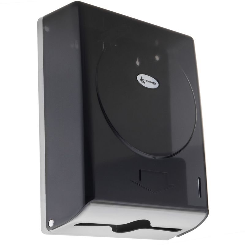 Dispensador de toallas de papel para baño en negro 274x103x373mm - KS06400 - 01