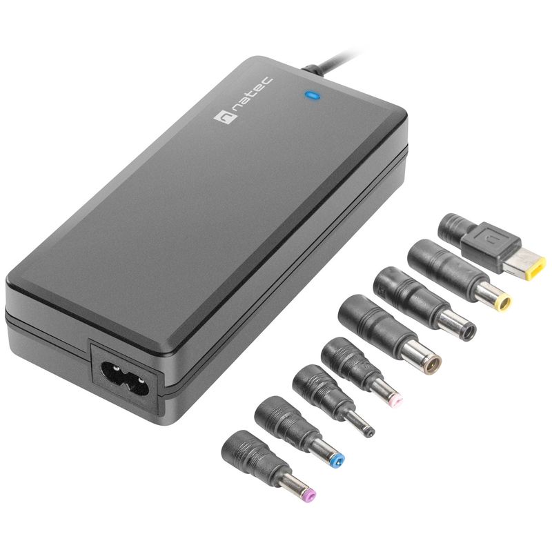 Cargador universal 90W para portátiles Natec Temera 90 NZU-1562 - NT42000 - 01