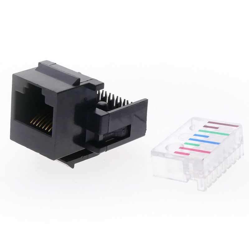 Keystone RJ45 hembra a TB110 Cat.5e UTP Montaje automático sin herramientas - RC06600 - 01