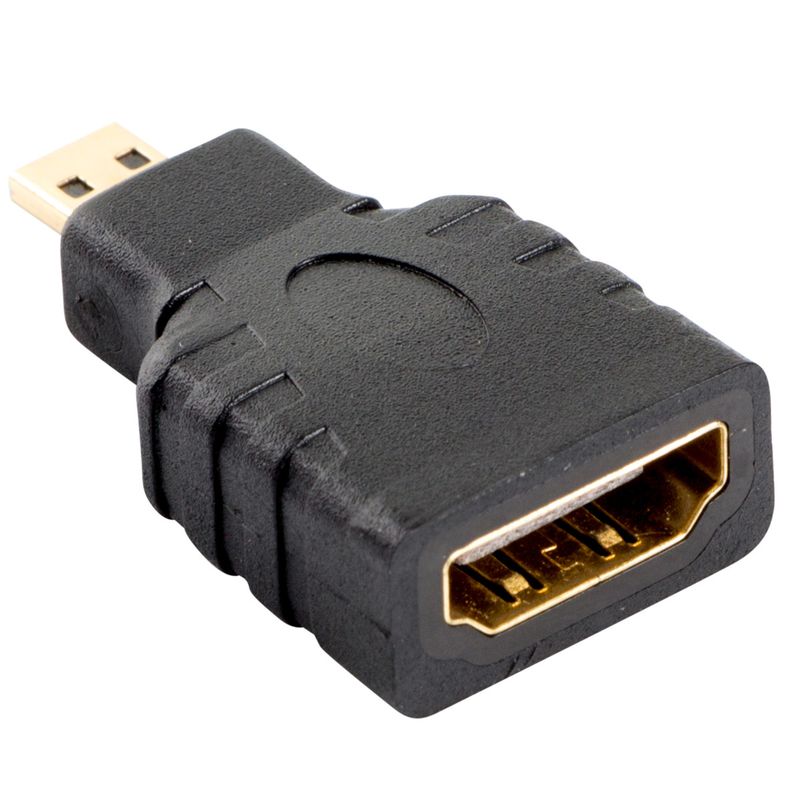 Adaptador de Lanberg micro HDMI-D macho a HDMI hembra - HD13800 - 02