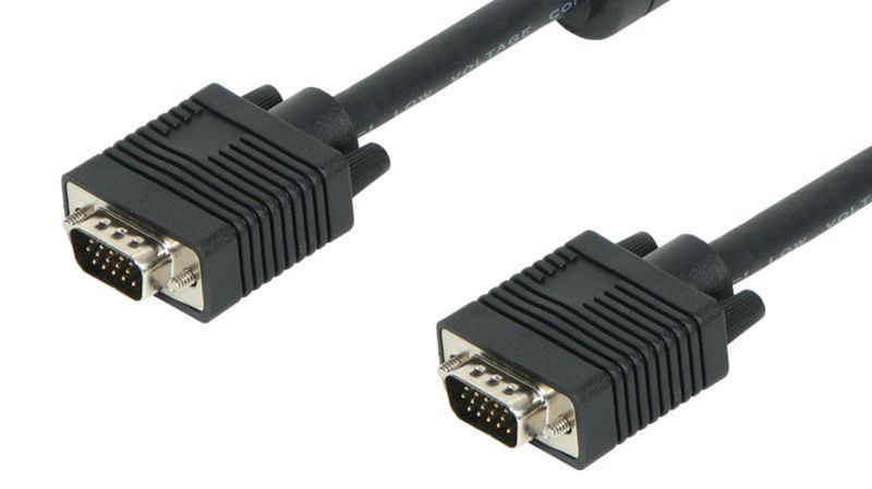 Cable VGA doble apantallamiento Premium HD15 Macho / HD15 Macho Negro - AK 4769 - 01