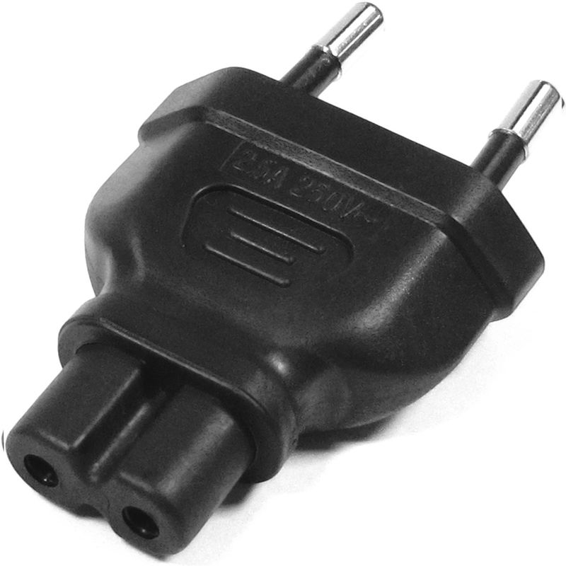 Adaptador de conector IEC-60320 C7 a Bipolar - FE02200 - 01