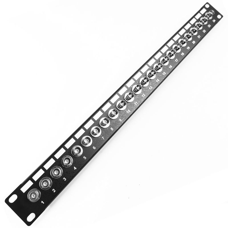 Patch panel de 24 puertos BNC hembra para rack 19" - RX09200 - 01
