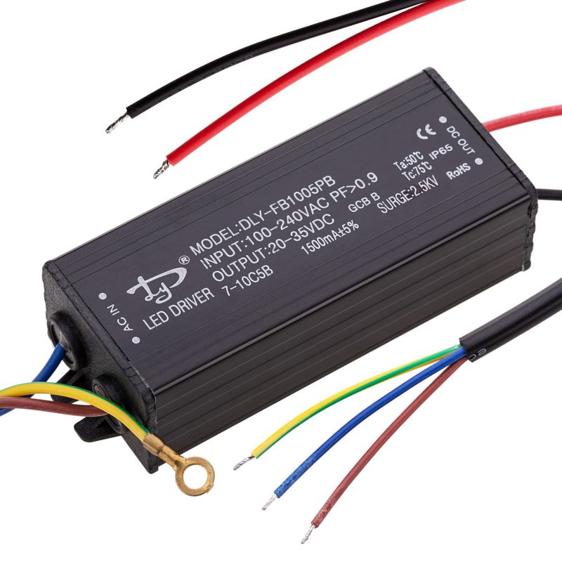 Fuente de alimentación 100-240VAC 50W 20-35VDC en chasis de aluminio - NK09300 - 01