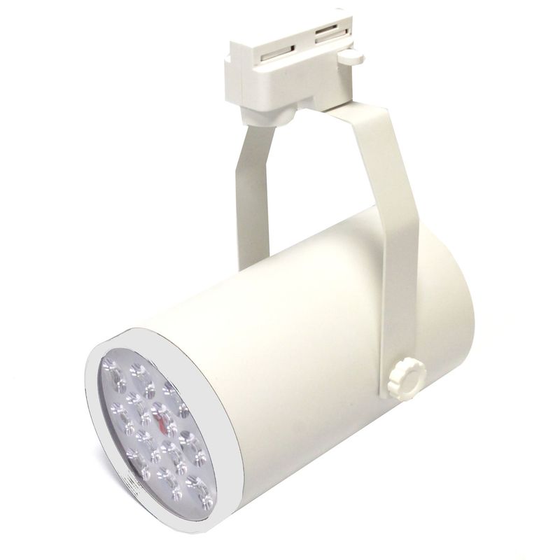 Foco LED de raíl 12W blanco frío día 100x190mm blanco marfil - NF09900 - 01