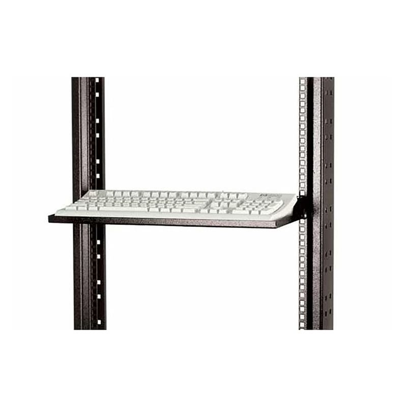 Bandeja plegable para teclado fondo 180mm 1U para rack19" - RZ01100 - 01