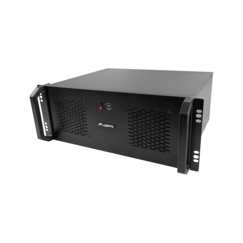 Caja Rack de Lanberg SC01-3504-10B de 4U color negro con 2 ventiladores 2.5/3.5" - CK13100 - 01