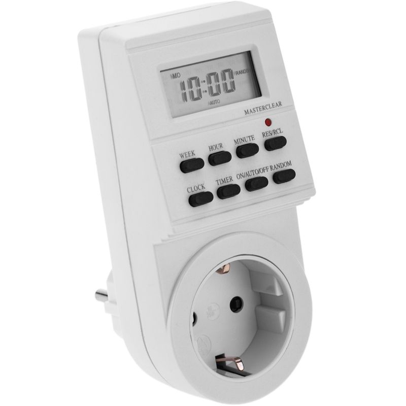 Programador eléctrico digital semanal tipo enchufe - DO08300 - 01