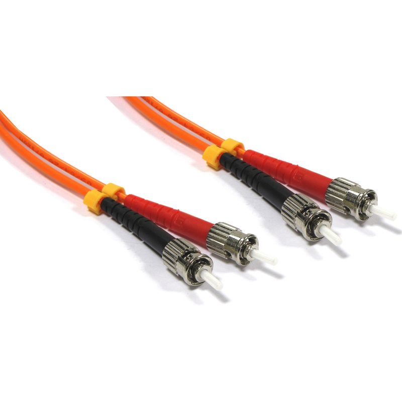 Cable de fibra óptica ST a ST multimodo duplex 50/125 de 15 m - FX04800 - 01