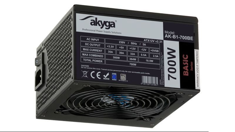 Fuente de alimentación ATX 700W PPFC Negra - HM 0700 - 01