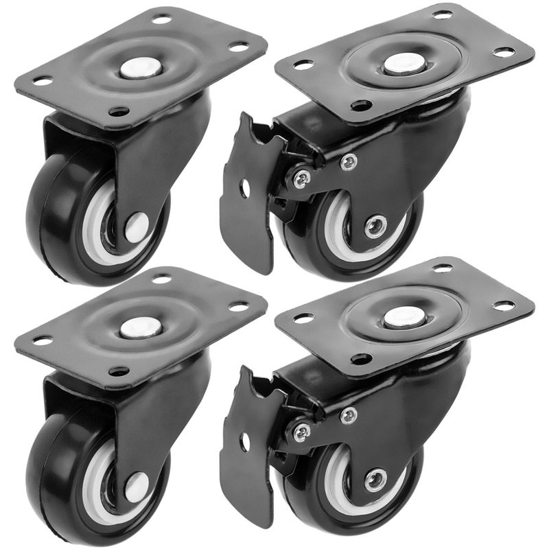 Kit de ruedas pivotantes para armarios rack SOHORack y MobiRack 4 pack - WO01500 - 01