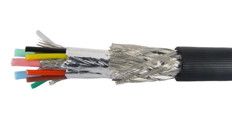 Cable multicoaxial RGB 7 conductores Negro - RGB 07 - 01
