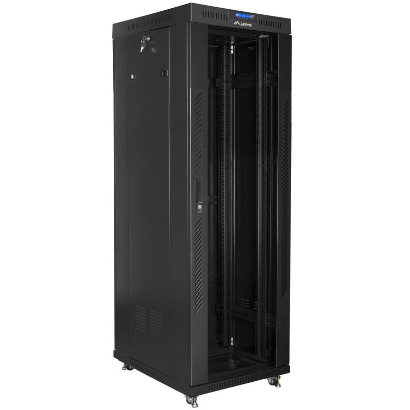 Armario Rack 19" de pie 37U F1000 800x1000x1907mm negro Lanberg - WL55700 - 01