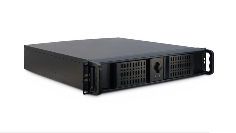 Caja metálica servidor ATX Rack 19" 2U Negra - TK 1902 - 01