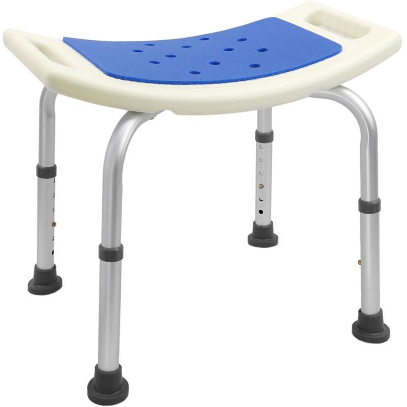 Taburete de ducha ergonómico antideslizante regulable en altura acolchado - SA97000 - 01