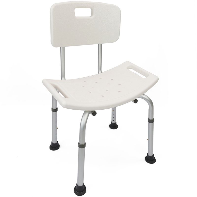 Silla de ducha antideslizante regulable en altura para baño - KD00500 - 01