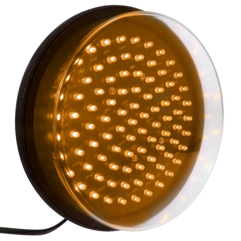 Luz LED para semáforo IP65 200mm de 220VAC amarillo - SM04900 - 01