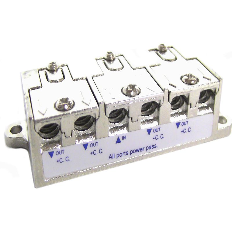 Distribuidor de 4 vías para TV/SAT con conexión rápida - TU00300 - 01