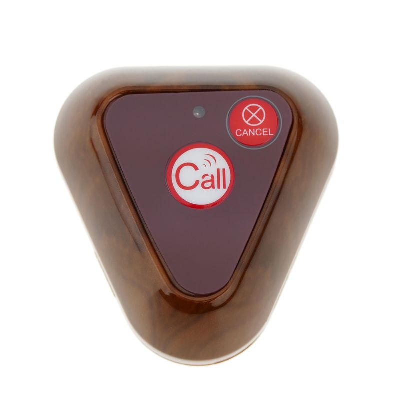 Pulsador emisor transmisor para sistema de llamada inalámbrico 500m 2 teclas - QI02200 - 01