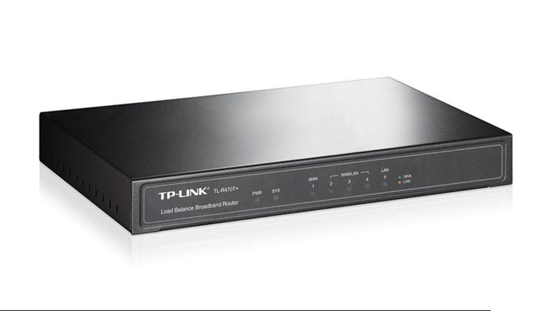 Router multi WAN balanceo de carga TP-Link TL-R470T + 4port WAN/LAN - TP 7470 - 01